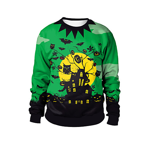 Women's Pullover Sweatshirt Print Daily 3D Print Halloween Hoodies Sweatshirts Green
Women's Pullover Sweatshirt Print Daily 3D Print Halloween Hoodies Sweatshirts Green