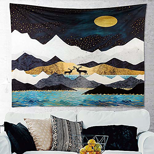 mountain tapestry, wall hanging tapestry blanket hd print mountain deer moonlight nature landscape wall tapestry art for bedroom room home decoration
mountain tapestry, wall hanging tapestry blanket hd print mountain deer moonlight nature landscape wall tapestry art for bedroom room home decoration
