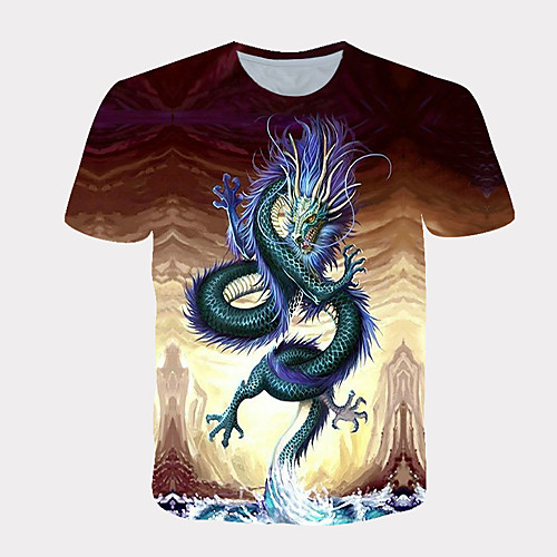 Men's T shirt 3D Print Graphic Print Short Sleeve Daily Tops Streetwear Exaggerated Rainbow
Men's T shirt 3D Print Graphic Print Short Sleeve Daily Tops Streetwear Exaggerated Rainbow