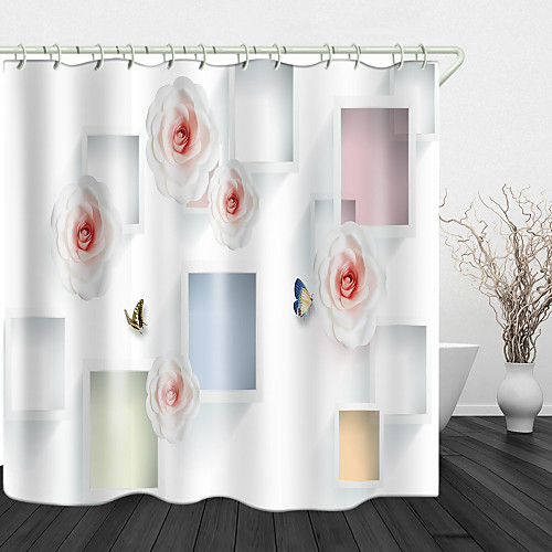 Simple Plaid Flower Butterfly Digital Printed Shower Curtain English Green Leaf Digital Printing Shower Curtain Shower Curtains & Hooks Modern Polyester New Design
Simple Plaid Flower Butterfly Digital Printed Shower Curtain English Green Leaf Digital Printing Shower Curtain Shower Curtains & Hooks Modern Polyester New Design