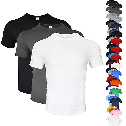 Men's Short Sleeve Running Shirt Tee Tshirt Top Casual Athleisure 3 Pack Summer Cotton Breathable Soft Sweat wicking Fitness Gym Workout Running Everyday Use Jogging Sportswear Solid Colored
Men's Short Sleeve Running Shirt Tee Tshirt Top Casual Athleisure 3 Pack Summer Cotton Breathable Soft Sweat wicking Fitness Gym Workout Running Everyday Use Jogging Sportswear Solid Colored