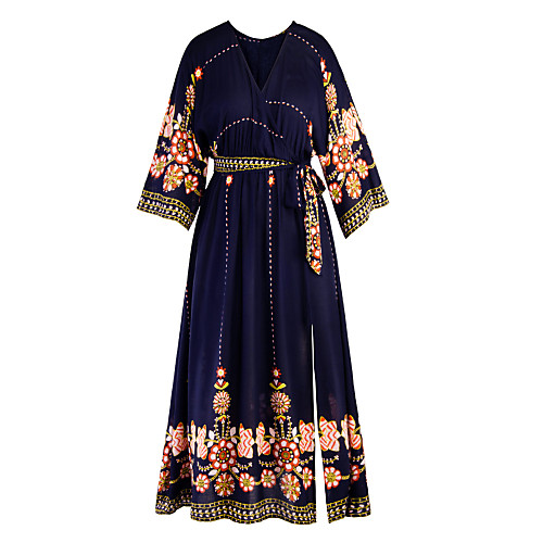 Women's Swing Dress Midi Dress Dusty Blue Short Sleeve Print Zipper Patchwork Summer V Neck Hot Vintage 2021 L XL XXL 3XL 4XL 5XL / Cotton / Plus Size / Cotton
Women's Swing Dress Midi Dress Dusty Blue Short Sleeve Print Zipper Patchwork Summer V Neck Hot Vintage 2021 L XL XXL 3XL 4XL 5XL / Cotton / Plus Size / Cotton