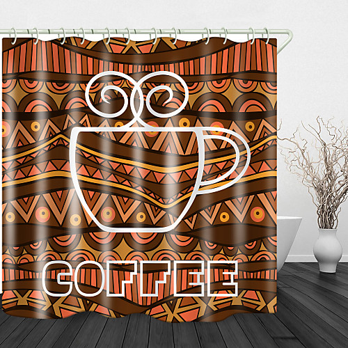 A Cup of Coffee Print Waterproof Fabric Shower Curtain for Bathroom Home Decor Covered Bathtub Curtains Liner Includes with Hooks
A Cup of Coffee Print Waterproof Fabric Shower Curtain for Bathroom Home Decor Covered Bathtub Curtains Liner Includes with Hooks