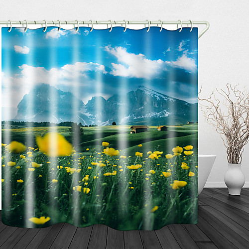 Plateau flower Scenery Print Waterproof Fabric Shower Curtain for Bathroom Home Decor Covered Bathtub Curtains Liner Includes with Hooks
Plateau flower Scenery Print Waterproof Fabric Shower Curtain for Bathroom Home Decor Covered Bathtub Curtains Liner Includes with Hooks