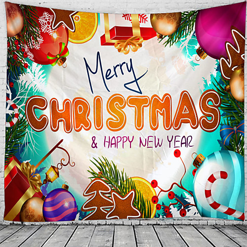 Christmas New Year Wall Tapestry Art Decor Blanket Curtain Picnic Tablecloth Hanging Home Bedroom Living Room Dorm Decoration Polyester
Christmas New Year Wall Tapestry Art Decor Blanket Curtain Picnic Tablecloth Hanging Home Bedroom Living Room Dorm Decoration Polyester