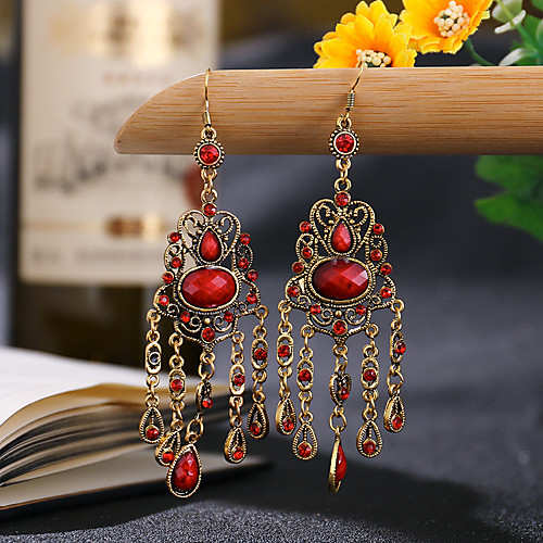 Women's Drop Earrings Dangle Earrings Statement Boho Earrings Jewelry Blue / Purple / Yellow For Party Evening Gift Date Birthday Festival
Women's Drop Earrings Dangle Earrings Statement Boho Earrings Jewelry Blue / Purple / Yellow For Party Evening Gift Date Birthday Festival