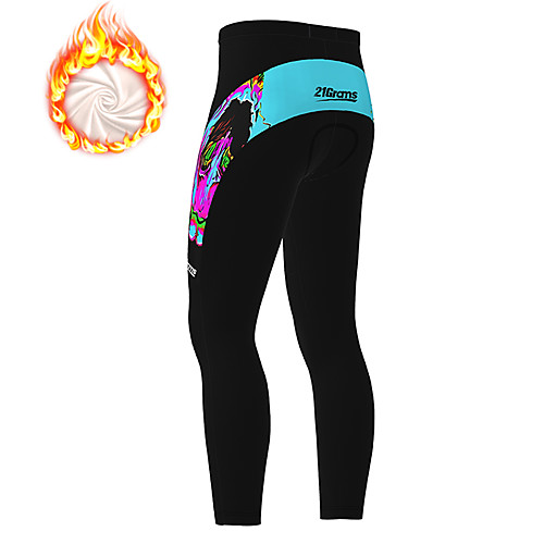 21Grams Men's Cycling Tights Cycling Pants Winter Fleece Polyester Bike Pants Tights Padded Shorts / Chamois Thermal Warm Fleece Lining 3D Pad Sports Gradient Sugar Skull Novelty Black Mountain Bike
21Grams Men's Cycling Tights Cycling Pants Winter Fleece Polyester Bike Pants Tights Padded Shorts / Chamois Thermal Warm Fleece Lining 3D Pad Sports Gradient Sugar Skull Novelty Black Mountain Bike