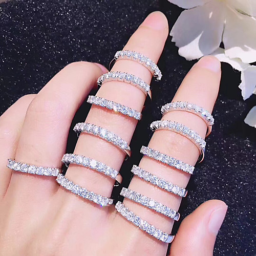 Band Ring AAA Cubic Zirconia Geometrical Silver Brass Korean Sweet 1pc 6 7 8 9 10 / Women's
Band Ring AAA Cubic Zirconia Geometrical Silver Brass Korean Sweet 1pc 6 7 8 9 10 / Women's
