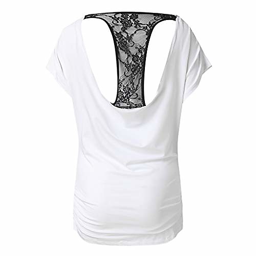 aihihe women casual shorts sleeve tops blouse plus size tunic sexy open back lace patchwork backless t shirts tunic white
aihihe women casual shorts sleeve tops blouse plus size tunic sexy open back lace patchwork backless t shirts tunic white