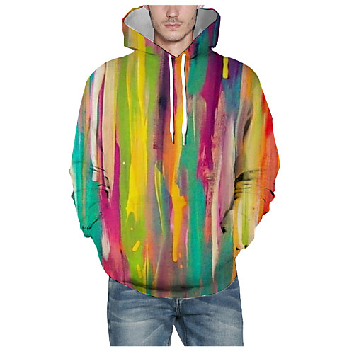 Men's Pullover Hoodie Sweatshirt Graphic 3D Hooded Daily 3D Print Basic Hoodies Sweatshirts Long Sleeve Rainbow
Men's Pullover Hoodie Sweatshirt Graphic 3D Hooded Daily 3D Print Basic Hoodies Sweatshirts Long Sleeve Rainbow