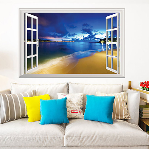 Landscape Blue Beach Ocean View Wall Stickers 3D Wall Stickers Decorative Wall Stickers PVC Home Decoration Wall Decal Wall Decoration 1pc 7050cm
Landscape Blue Beach Ocean View Wall Stickers 3D Wall Stickers Decorative Wall Stickers PVC Home Decoration Wall Decal Wall Decoration 1pc 7050cm