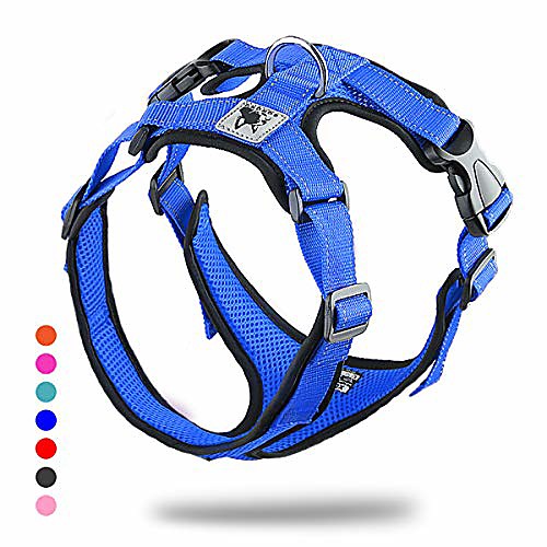 soft dog vest harness no pull small pet vest harnesses with mesh padded reflective adjustable pet vest easy control step-in pet harnesse or puppy small medium dogs (m,blue)
soft dog vest harness no pull small pet vest harnesses with mesh padded reflective adjustable pet vest easy control step-in pet harnesse or puppy small medium dogs (m,blue)