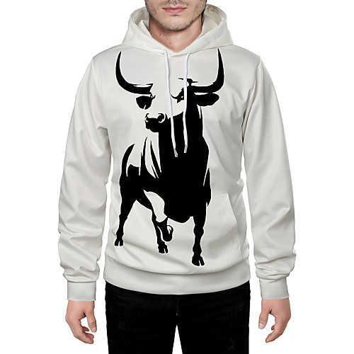 Men's Pullover Hoodie Sweatshirt Graphic 3D Animal Hooded Daily 3D Print Basic Hoodies Sweatshirts Long Sleeve White
Men's Pullover Hoodie Sweatshirt Graphic 3D Animal Hooded Daily 3D Print Basic Hoodies Sweatshirts Long Sleeve White
