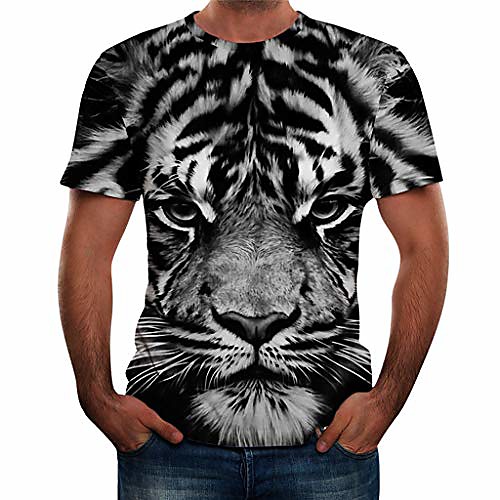 summer men's shirt fashion round neck personalit print t-shirt short sleeve casual top blouse black
summer men's shirt fashion round neck personalit print t-shirt short sleeve casual top blouse black