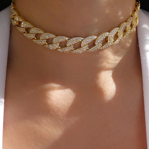 Women's Choker Necklace Handmade Friends Fashion Alloy Silver Gold 40 cm Necklace Jewelry 1pc For Party Evening Festival
Women's Choker Necklace Handmade Friends Fashion Alloy Silver Gold 40 cm Necklace Jewelry 1pc For Party Evening Festival