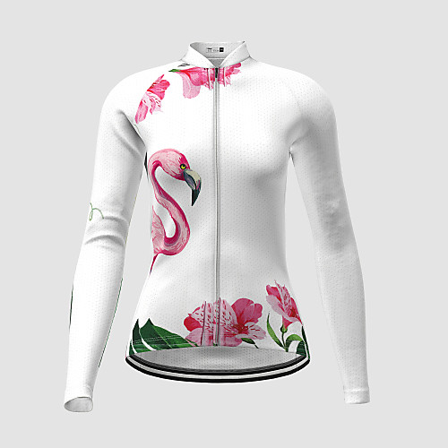 21Grams Women's Long Sleeve Cycling Jersey Winter Polyester White Flamingo Novelty Floral Botanical Bike Jersey Top Mountain Bike MTB Road Bike Cycling Quick Dry Back Pocket Sports Clothing Apparel
21Grams Women's Long Sleeve Cycling Jersey Winter Polyester White Flamingo Novelty Floral Botanical Bike Jersey Top Mountain Bike MTB Road Bike Cycling Quick Dry Back Pocket Sports Clothing Apparel