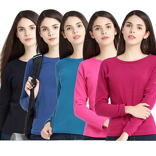 Wolfcavalry Women's Baselayer Hiking Fleece Sweatshirt Long Sleeve Winter Fleece Jacket Base Layer Top Outdoor Windproof Fleece Lining Warm Breathable Autumn / Fall Winter Polar Fleece Solid Color
Wolfcavalry Women's Baselayer Hiking Fleece Sweatshirt Long Sleeve Winter Fleece Jacket Base Layer Top Outdoor Windproof Fleece Lining Warm Breathable Autumn / Fall Winter Polar Fleece Solid Color
