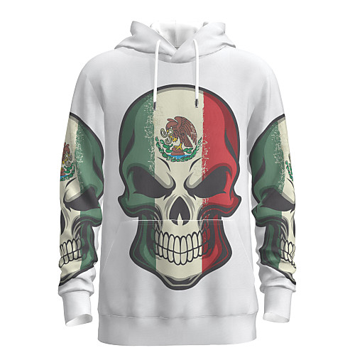 Men's Pullover Hoodie Sweatshirt Graphic Skull Animal Hooded Halloween Weekend 3D Print Casual Halloween Hoodies Sweatshirts Long Sleeve White
Men's Pullover Hoodie Sweatshirt Graphic Skull Animal Hooded Halloween Weekend 3D Print Casual Halloween Hoodies Sweatshirts Long Sleeve White