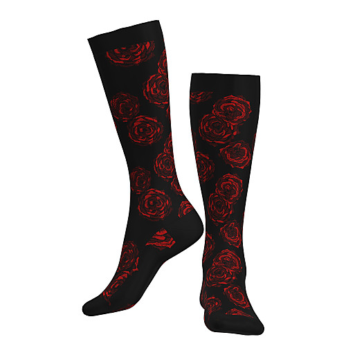 Compression Socks Long Socks Over the Calf Socks Athletic Sports Socks Cycling Socks Women's Men's Bike / Cycling Breathable Soft Comfortable 1 Pair Floral Botanical Cotton Black S M L / Stretchy
Compression Socks Long Socks Over the Calf Socks Athletic Sports Socks Cycling Socks Women's Men's Bike / Cycling Breathable Soft Comfortable 1 Pair Floral Botanical Cotton Black S M L / Stretchy
