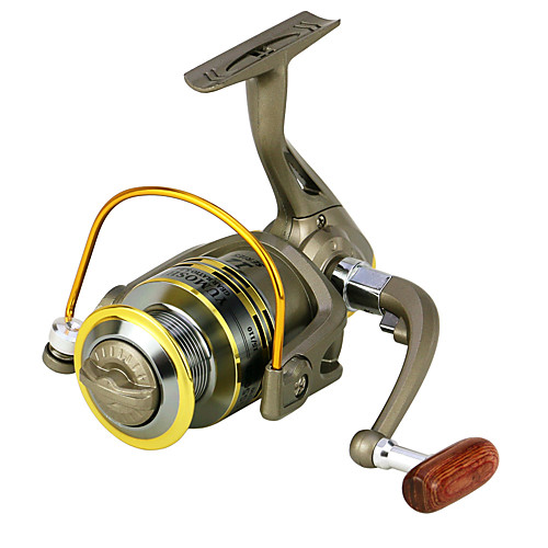Fishing Reel Spinning Reel 5.2:1 Gear Ratio 12 Ball Bearings Easy to Carry for Sea Fishing / Freshwater Fishing / Trolling & Boat Fishing
Fishing Reel Spinning Reel 5.2:1 Gear Ratio 12 Ball Bearings Easy to Carry for Sea Fishing / Freshwater Fishing / Trolling & Boat Fishing