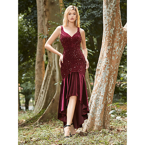 Women's Trumpet / Mermaid Dress Midi Dress Red Sleeveless Solid Color Sequins Fall Winter V Neck Formal Sexy Party Skinny 2021 S M L XL XXL 3XL 4XL / Velvet
Women's Trumpet / Mermaid Dress Midi Dress Red Sleeveless Solid Color Sequins Fall Winter V Neck Formal Sexy Party Skinny 2021 S M L XL XXL 3XL 4XL / Velvet