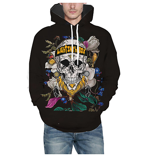 Men's Pullover Hoodie Sweatshirt Graphic Skull Hooded Halloween Daily 3D Print Basic Hoodies Sweatshirts Long Sleeve Black
Men's Pullover Hoodie Sweatshirt Graphic Skull Hooded Halloween Daily 3D Print Basic Hoodies Sweatshirts Long Sleeve Black