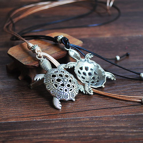 Women's Pendant Necklace Necklace Turtle Simple Elegant Ethnic Vintage Alloy Black Coffee 80 cm Necklace Jewelry 1pc For Street Gift Prom Birthday Party Festival / Long Necklace / Harness Necklace
Women's Pendant Necklace Necklace Turtle Simple Elegant Ethnic Vintage Alloy Black Coffee 80 cm Necklace Jewelry 1pc For Street Gift Prom Birthday Party Festival / Long Necklace / Harness Necklace