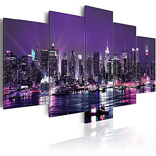 5 Panel Wall Art Canvas Prints Painting Artwork Picture Skyline City Landscape Home Decoration Décor Stretched Frame / Rolled
5 Panel Wall Art Canvas Prints Painting Artwork Picture Skyline City Landscape Home Decoration Décor Stretched Frame / Rolled