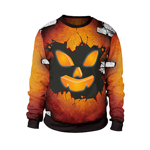 Women's Pullover Sweatshirt Print Daily 3D Print Halloween Hoodies Sweatshirts Yellow
Women's Pullover Sweatshirt Print Daily 3D Print Halloween Hoodies Sweatshirts Yellow