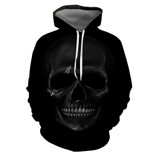 Men's Pullover Hoodie Sweatshirt Graphic Skull Hooded Halloween Daily Going out 3D Print Basic Casual Hoodies Sweatshirts Long Sleeve Black
Men's Pullover Hoodie Sweatshirt Graphic Skull Hooded Halloween Daily Going out 3D Print Basic Casual Hoodies Sweatshirts Long Sleeve Black