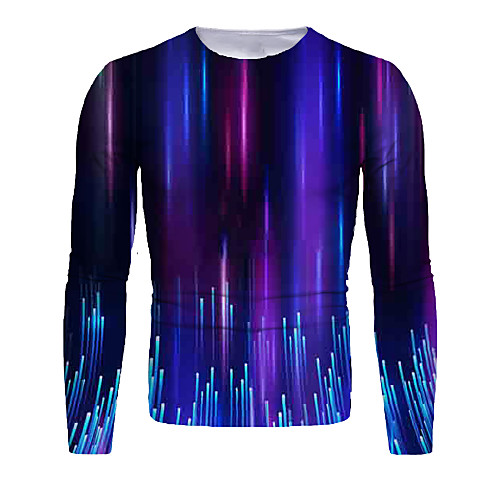 Men's T shirt Shirt 3D Print Graphic Abstract Long Sleeve Daily Tops Basic Round Neck Blue
Men's T shirt Shirt 3D Print Graphic Abstract Long Sleeve Daily Tops Basic Round Neck Blue