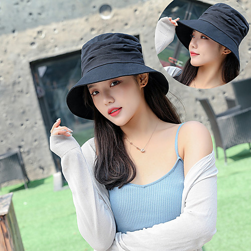 Women's Men's Sun Hat Hiking Hat Bucket Hat Boonie hat 1 PCS Wide Brim Outdoor Fleece Lining Breathable Ultraviolet Resistant Soft Hat Solid Color Cotton Blend Black Yellow Khaki for Fishing Climbing
Women's Men's Sun Hat Hiking Hat Bucket Hat Boonie hat 1 PCS Wide Brim Outdoor Fleece Lining Breathable Ultraviolet Resistant Soft Hat Solid Color Cotton Blend Black Yellow Khaki for Fishing Climbing