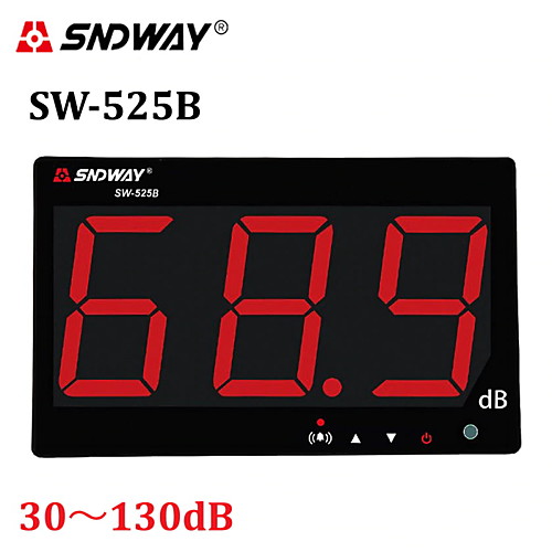 Sound Level Tester Wall Mounted LCD Display Digital Sound Level Meter USB 30-130dB SW-525A/525B Noise Decibel Monitoring Testers
Sound Level Tester Wall Mounted LCD Display Digital Sound Level Meter USB 30-130dB SW-525A/525B Noise Decibel Monitoring Testers