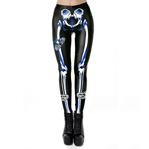 Women's Exaggerated Breathable Halloween Leggings Pants Skull Full Length Print Black
Women's Exaggerated Breathable Halloween Leggings Pants Skull Full Length Print Black