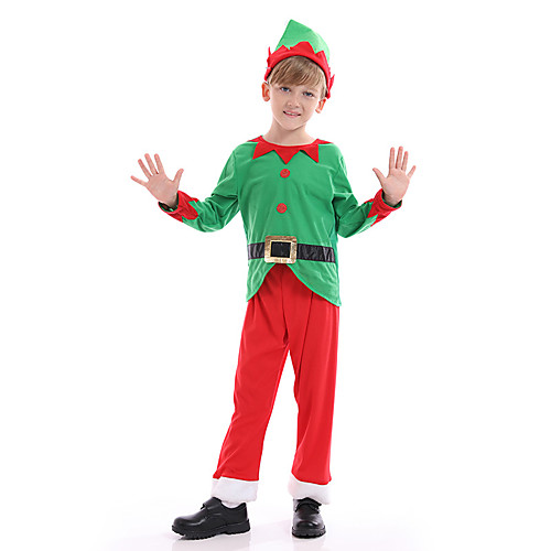 Santa Claus Cosplay Costume Boys' Kid's Christmas Christmas Christmas Polyester Top / Pants / Hat
Santa Claus Cosplay Costume Boys' Kid's Christmas Christmas Christmas Polyester Top / Pants / Hat