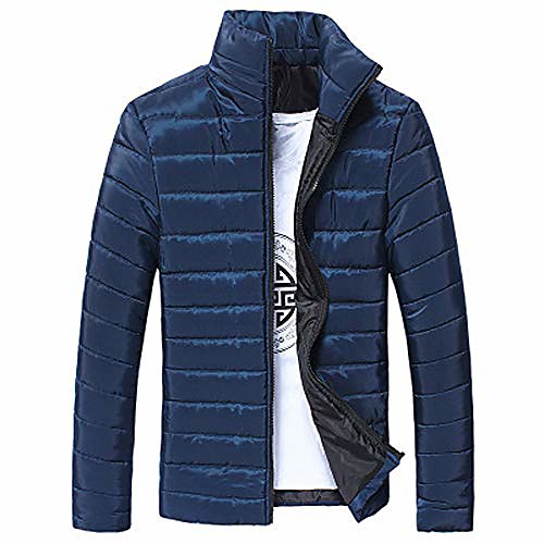 men's coat, winter stand collar solid long sleeve zipperr warm jacket casual outwear tops(v-navy,x-large)
men's coat, winter stand collar solid long sleeve zipperr warm jacket casual outwear tops(v-navy,x-large)