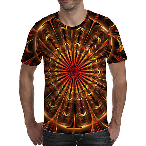 Men's T shirt 3D Print Graphic Plus Size Print Short Sleeve Daily Tops Elegant Exaggerated Orange
Men's T shirt 3D Print Graphic Plus Size Print Short Sleeve Daily Tops Elegant Exaggerated Orange
