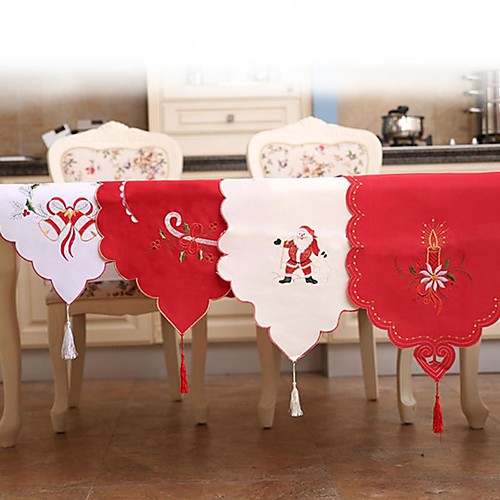 Christmas Table Runner Flag Embroidered Hollow Out Table Flag Santa Claus Table Flag
Christmas Table Runner Flag Embroidered Hollow Out Table Flag Santa Claus Table Flag