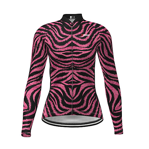 Women's Long Sleeve Cycling Jersey Winter Polyester Purple Zebra Bike Jersey Top Mountain Bike MTB Road Bike Cycling Quick Dry Back Pocket Sports Clothing Apparel / Micro-elastic / Athleisure
Women's Long Sleeve Cycling Jersey Winter Polyester Purple Zebra Bike Jersey Top Mountain Bike MTB Road Bike Cycling Quick Dry Back Pocket Sports Clothing Apparel / Micro-elastic / Athleisure