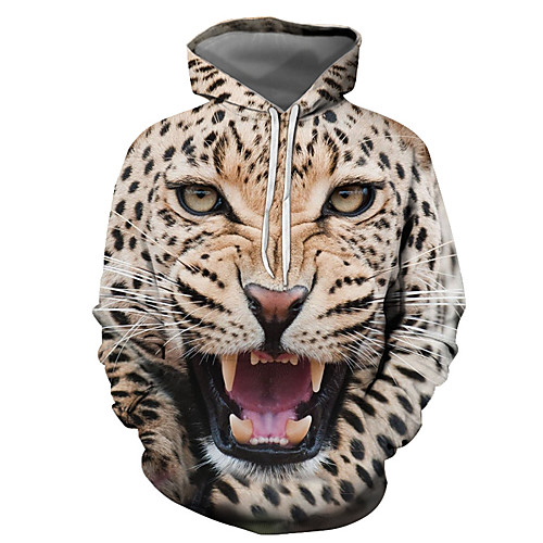 Men's Pullover Hoodie Sweatshirt Graphic Animal Hooded Daily Going out 3D Print Basic Casual Hoodies Sweatshirts Long Sleeve Brown
Men's Pullover Hoodie Sweatshirt Graphic Animal Hooded Daily Going out 3D Print Basic Casual Hoodies Sweatshirts Long Sleeve Brown