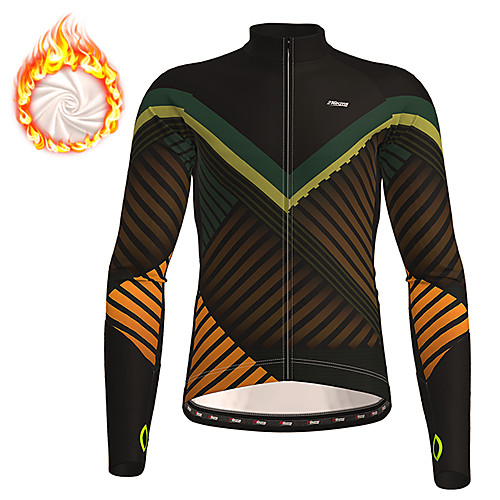 21Grams Men's Long Sleeve Cycling Jersey Winter Fleece Polyester Yellow Blue Grey Gradient Geometic Bike Jersey Top Mountain Bike MTB Road Bike Cycling Thermal Warm Fleece Lining Warm Sports Clothing
21Grams Men's Long Sleeve Cycling Jersey Winter Fleece Polyester Yellow Blue Grey Gradient Geometic Bike Jersey Top Mountain Bike MTB Road Bike Cycling Thermal Warm Fleece Lining Warm Sports Clothing