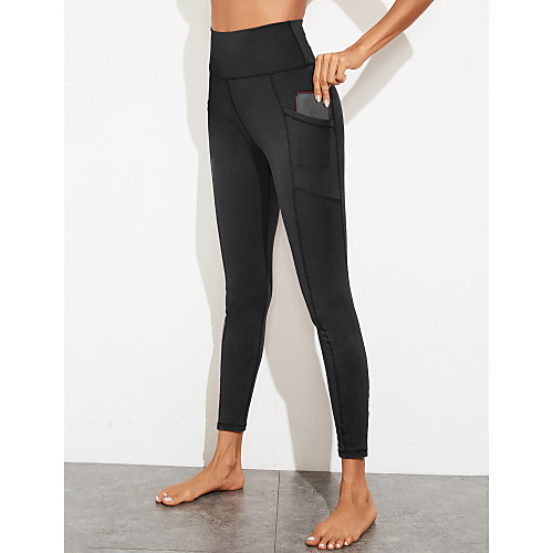 Women's Sports Yoga Sporty Basic Legging Solid Colored Sporty Stripe High Waist Black Purple S M L
Women's Sports Yoga Sporty Basic Legging Solid Colored Sporty Stripe High Waist Black Purple S M L