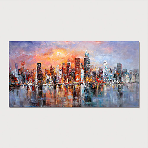 Oil Painting Hand Painted Horizontal Abstract Landscape Modern Stretched Canvas
Oil Painting Hand Painted Horizontal Abstract Landscape Modern Stretched Canvas