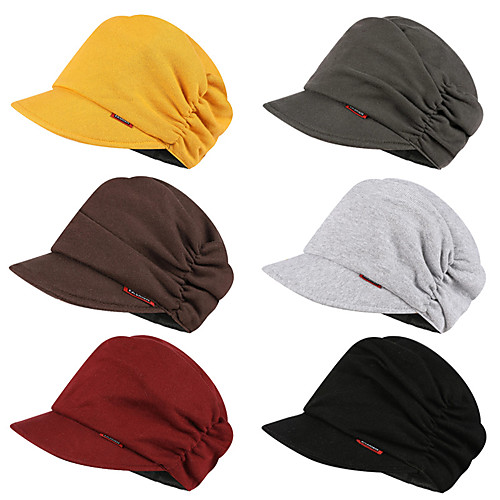 Women's Men's Hiking Hat Ski Hat 1 PCS Winter Outdoor Portable Breathable Warm Soft Skull Cap Beanie Solid Color Wool Cotton Black Yellow Burgundy for Hunting Fishing Climbing
Women's Men's Hiking Hat Ski Hat 1 PCS Winter Outdoor Portable Breathable Warm Soft Skull Cap Beanie Solid Color Wool Cotton Black Yellow Burgundy for Hunting Fishing Climbing