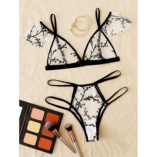 Women's Mesh Lace Super Sexy Suits Nightwear Embroidered Blushing Pink / White S M L / Strap / Deep V / Strap
Women's Mesh Lace Super Sexy Suits Nightwear Embroidered Blushing Pink / White S M L / Strap / Deep V / Strap