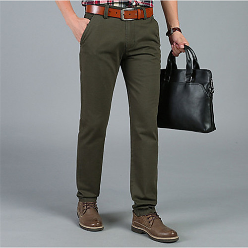 Men's Basic Outdoor Daily Chinos Pants Solid Colored Full Length Black Blue Army Green Khaki
Men's Basic Outdoor Daily Chinos Pants Solid Colored Full Length Black Blue Army Green Khaki