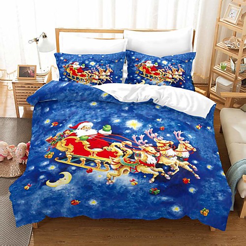 Christmas Gift Home Textiles 3D Print Bedding Set Duvet Cover Set with Pillowcase 2/3pcs Bedroom Duvet Cover Sets For Christmas Decoration
Christmas Gift Home Textiles 3D Print Bedding Set Duvet Cover Set with Pillowcase 2/3pcs Bedroom Duvet Cover Sets For Christmas Decoration