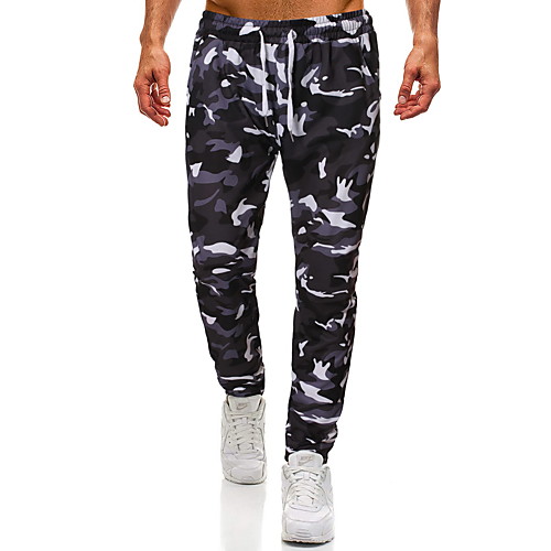 Men's Streetwear Slim Casual Going out Chinos Pants Camouflage Full Length Army Green Gray
Men's Streetwear Slim Casual Going out Chinos Pants Camouflage Full Length Army Green Gray