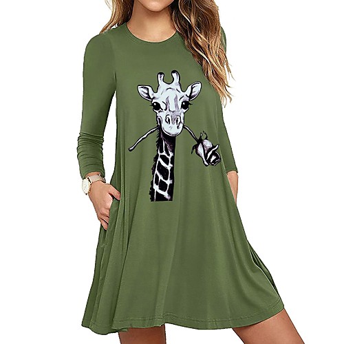Women's A Line Dress Short Mini Dress Blue Wine Army Green White Black Navy Blue Long Sleeve Print Patchwork Fall Round Neck Casual Loose 2021 S M L XL XXL 3XL 4XL 5XL 6XL
Women's A Line Dress Short Mini Dress Blue Wine Army Green White Black Navy Blue Long Sleeve Print Patchwork Fall Round Neck Casual Loose 2021 S M L XL XXL 3XL 4XL 5XL 6XL