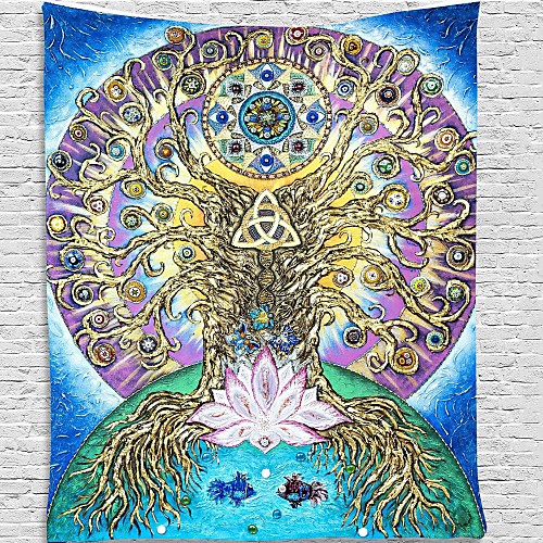 Oil Painting Style Wall Tapestry Art Decor Blanket Curtain Hanging Home Bedroom Living Room Decoration Abstract Pattern Tree Lotus
Oil Painting Style Wall Tapestry Art Decor Blanket Curtain Hanging Home Bedroom Living Room Decoration Abstract Pattern Tree Lotus